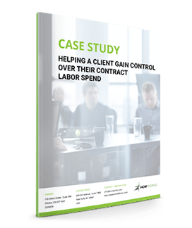 Helping a Client Gain Control Over Their Contract Labor Spend